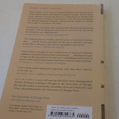 University of Chicago Press Major Themes of the Qur’an Fazlur Rahman PB 2009