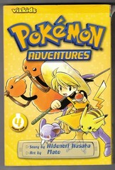 13 used Pokemon books (Scholastic, Vizkids) Psyduck, Scyther, Charizard, Fearow