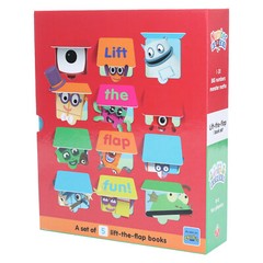 Numberblock and Alphablock Lift-the-Flap 5 Books Set By Sweet Cherry -Board Book