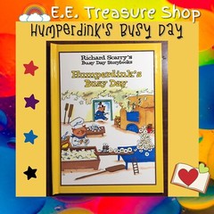 Richard Scarry Books, Set of 8, Vintage 1997, New Condition, Busy Day Storybooks
