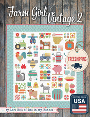 Farm Girl Vintage 2 Quilt Pattern Book by Lori Holt for It’s Sew Emma
