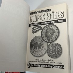 2 paperback books on coins and currency 2006 2009 Whitman Krause Publications