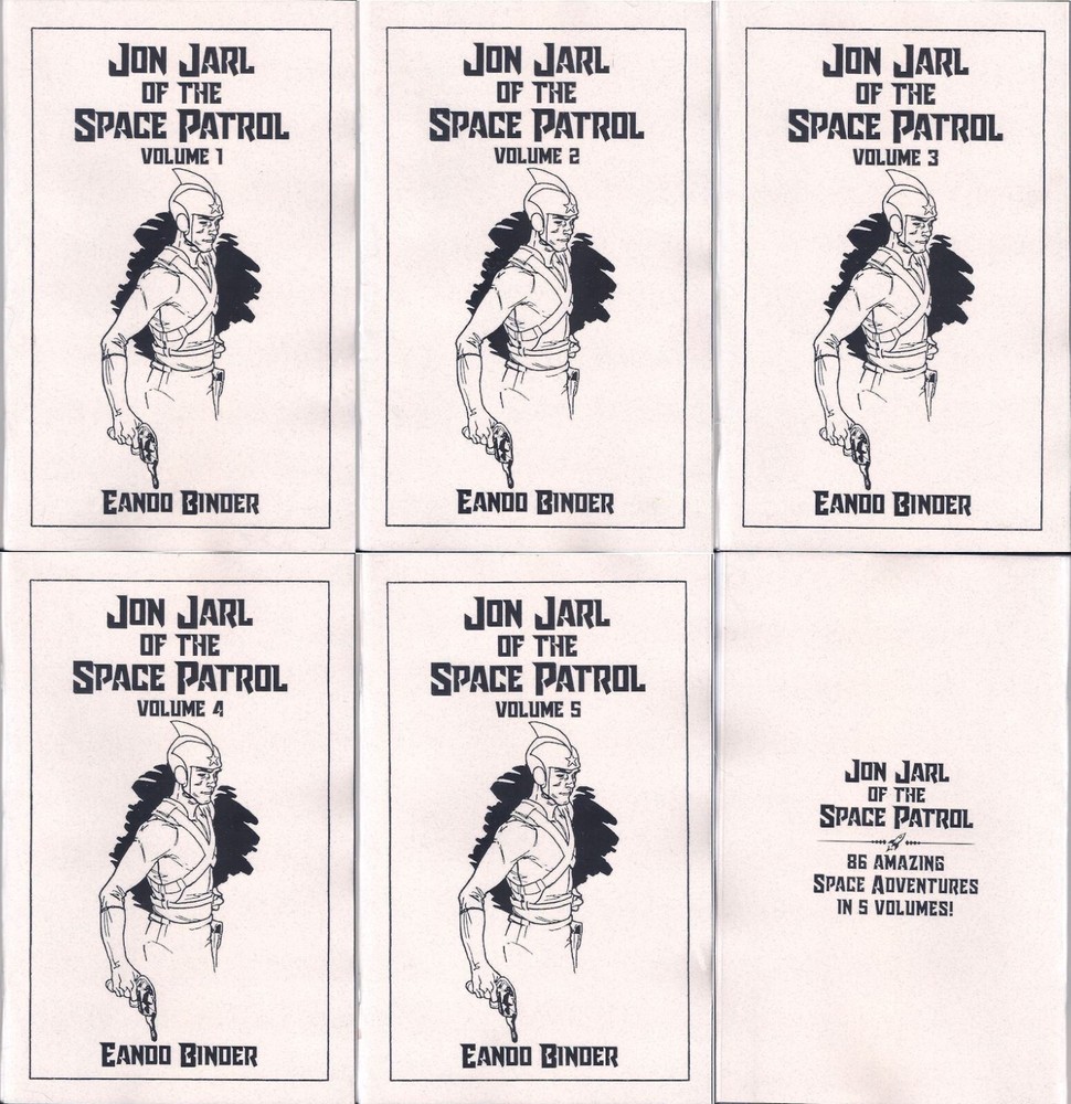 Jon Jarl of the Space Patrol V. 1-5 2024 Retro Rocket SciFi Chapbook Collection