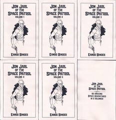 Jon Jarl of the Space Patrol V. 1-5 2024 Retro Rocket SciFi Chapbook Collection