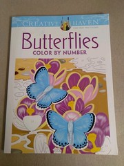 Creative Haven Butterflies Color by Number Coloring Book by Jan Sovak and…