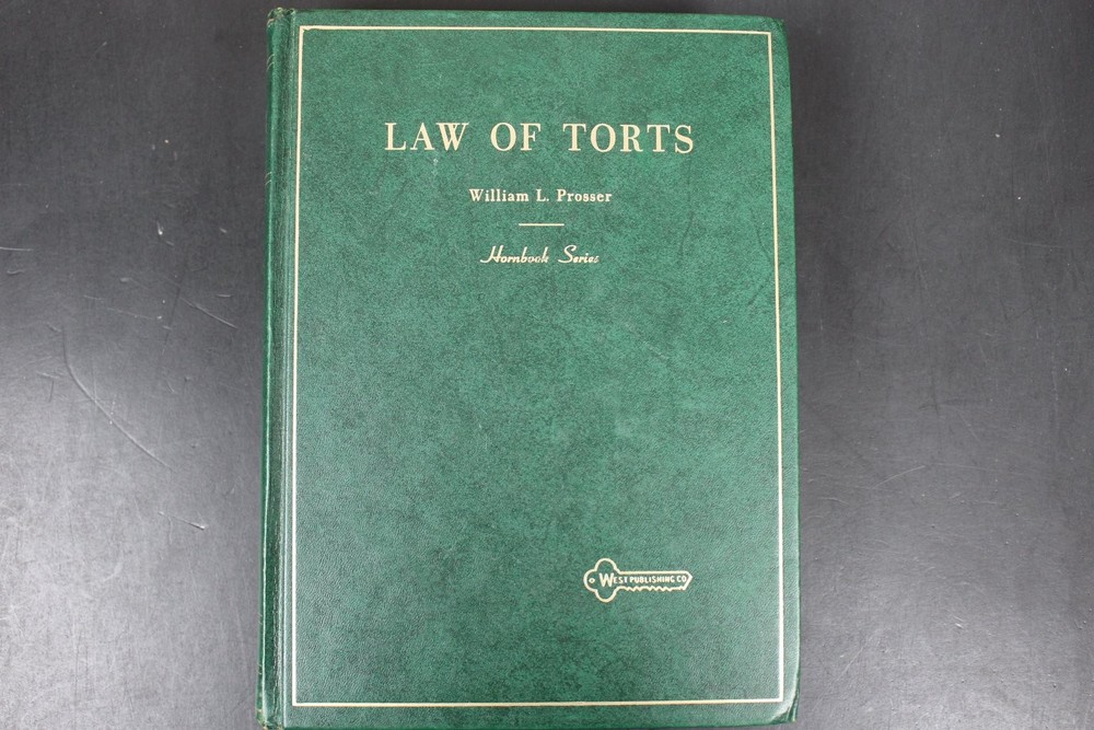 Law of Torts William L. Prosser 1980 4th Ed. Hornbook Series West Publishing