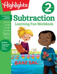 Second Grade Subtraction (Highlights Learning Fun Workbooks) – Paperback – GOOD