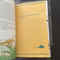 Lost In Dinosaur World Cassette Tape Pss! w/ Book Vintage 1980s George Williams