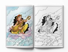 Gods and Goddesses – Spiritual Coloring Book Multicolor