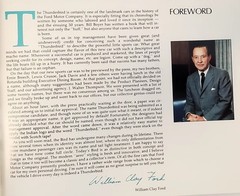 Thunderbird : An Odyssey in Automotive Design by William P. Boyer 1986 Hardcover