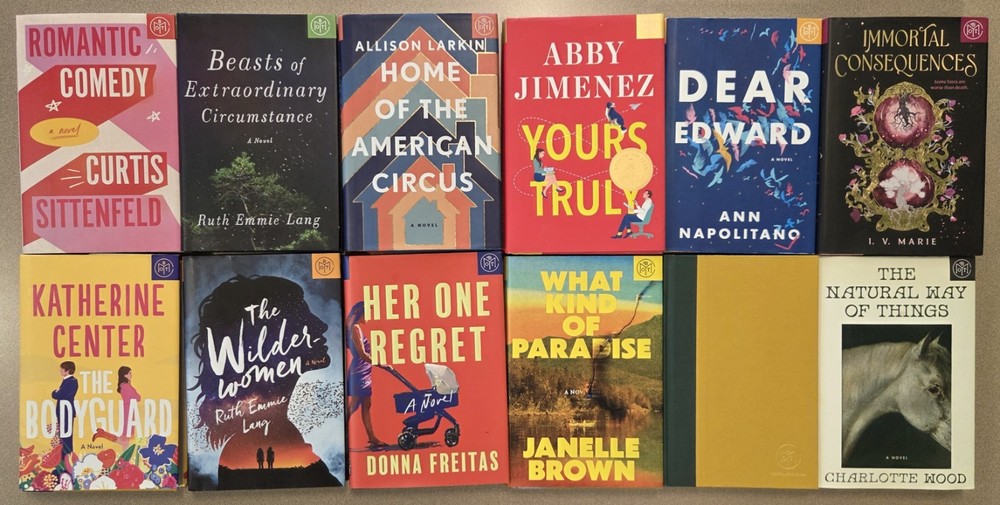 Book of the Month (BOTM) Club Books Various Titles & Authors, Lot 12, HCDJ