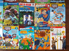 Lot 50 Level 1 and 2 Step Into Reading I CAN READ Readers for Boys