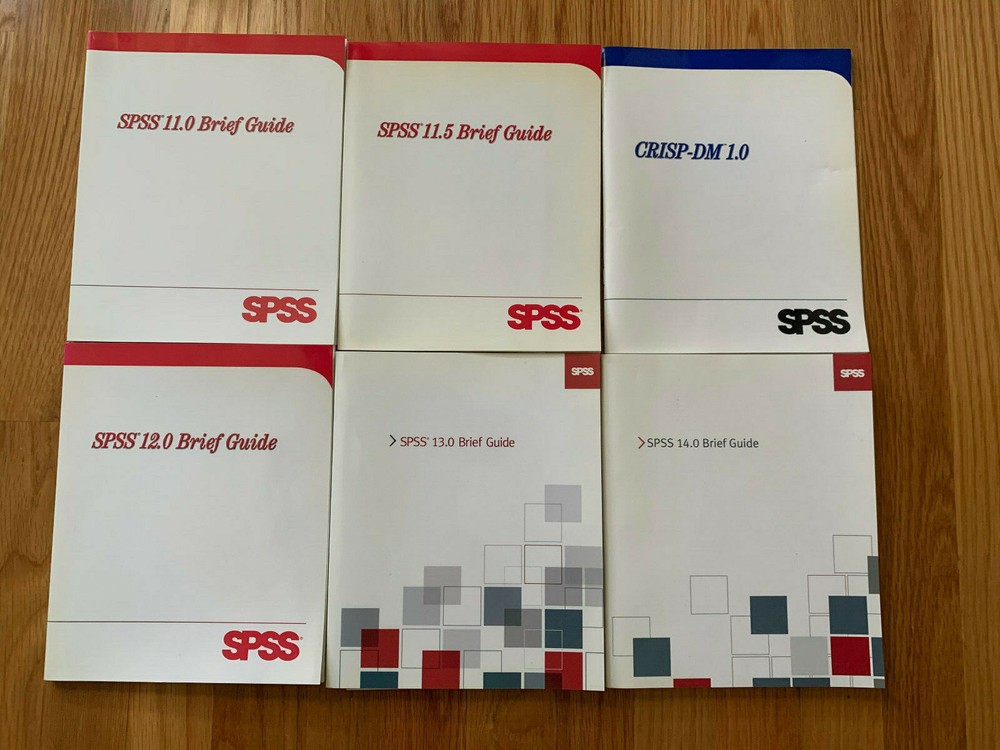 Set of SPSS 11.0, 11.5, 12.0, 13.0, 14.0 Brief Guide +++ CRISP-DM 1.0 by SPSS