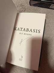 Katabasis by R.F. Kuang – SIGNED – Waterstones Exclusive Edition Printed Edges