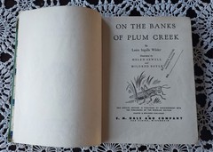 On the Banks of Plum Creek Laura Ingalls Wilder 1937 Vintage Hardcover Book