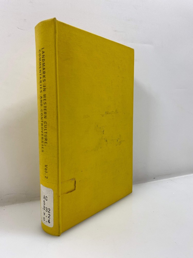 Landmarks in Western Culture Vol. II Baker/Fasel Ex-library 1968 HC