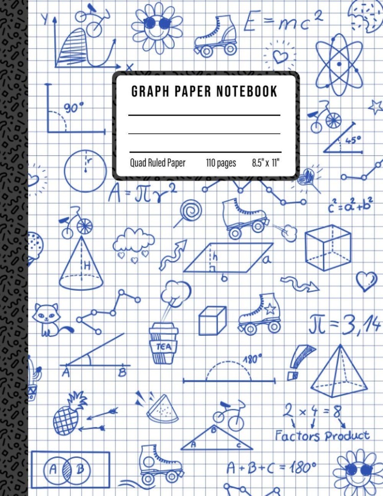 Graph Paper Notebook: Grid Paper Notebook, Grid Paper for Math and Science St…