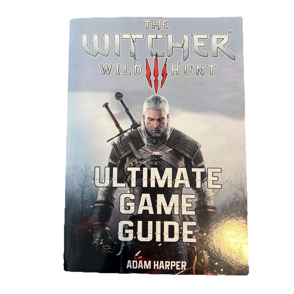 The Witcher Wild Hunt III 3 Ultimate Game Guide Book by Adam Harper