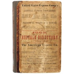 1862 CIVIL WAR BUFFALO Directory Underground Railroad GROVER CLEVELAND Fillmore