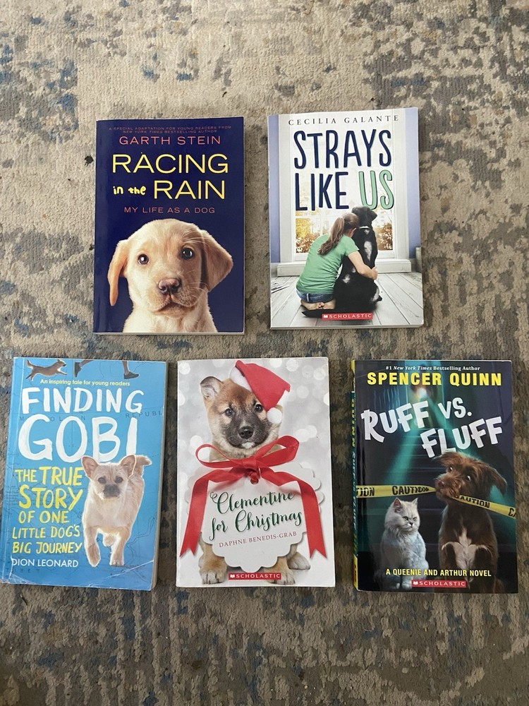 Lot Of 5 4-7th Grade Chapter Books About Dogs