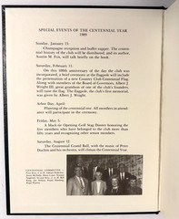 Country Club of Buffalo First 100 Years 1889-2014 Exp. Reprint Ed. Buffalo, NY