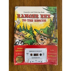 NWT Ranger Rex To The Rescue Cassette Coloring Book Sealed Stickers 2000
