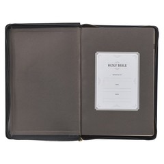 KJV Giant Print Bible Black with Zipper Faux Leather BRAND NEW in Shrink Wrap!!!