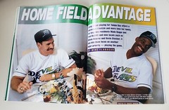 1998 Tampa Bay Devil Rays Bundle (Inaugural Program/Pocket Schedule/News) MLB