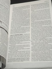 Teen Life Application Study Bible Leather Like Steel Gray Cityscape Buildings
