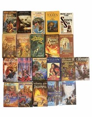 Lot Of 21 Vintage Mix Sci-Fi Fantasy Fiction Sorcery Sword Paperback Books