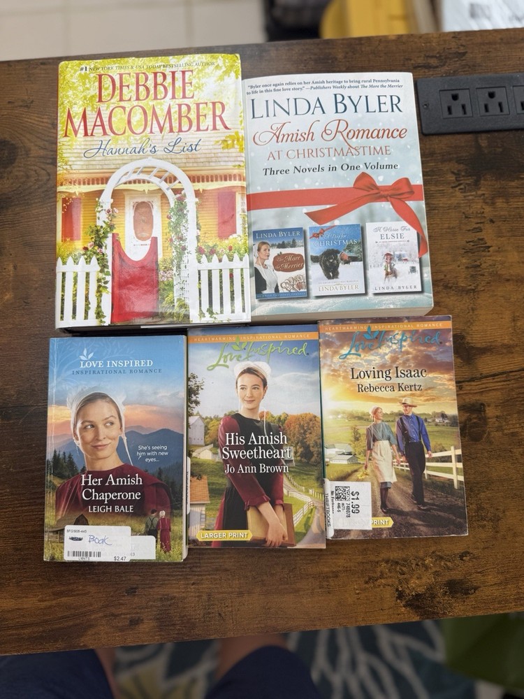 5 Different Love Inspired LARGE PRINT Books Various Authors