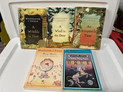 Madeline L’engle Paperback Lot Of 5 Wrinkle in Time Many Waters Wind In Door Etc