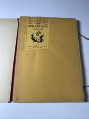 Robert Burns Rare Print Collection Connoisseur Edition #475 1900 Hardcover