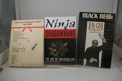 9 MARTIAL ARTS Books. Various authors & subjects. In Average Very Good Condition