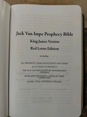 Jack Van Impe Prophecy Bible Special Limited Edition Red Letter KJV