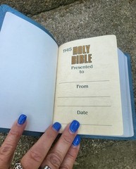 Vtg 1972 Leather 4.5″×6″ Nelson KJV Bible Words Of Christ In Red