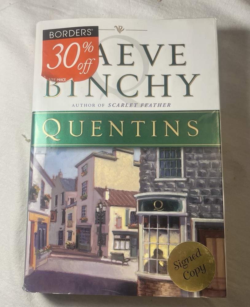 Quentins by Maeve Binchy (2002, Hardcover) SIGNED 1st/1st
