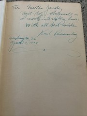 FAMOUS SEA RESCUES Karl Baarslag HC/DJ SIGNED, INSCRIBED! 1949