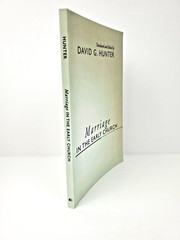 Marriage In The Early Church David G. Hunter Wipf and Stock Publishers *READ*