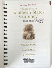 2007 SOUTHERN STATES CURRENY SIGNED HUGH SHULL OFFICIAL RED BOOK CATALOG
