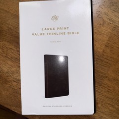 ESV Large Print Value Thinline Bible (Trutone, Black) by Esv Bibles: New