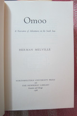 🐳 Vingage Lot (2) Writings Of Herman Melville Northwestern-Newberry~ Omoo/Mardi