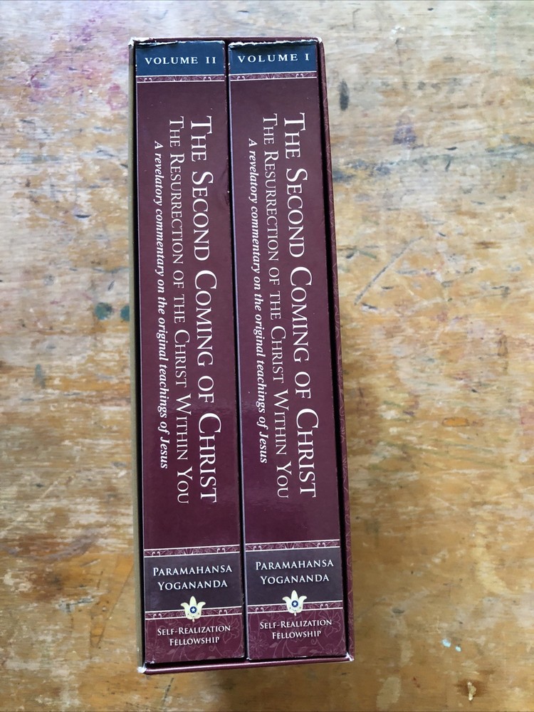 Second Coming of Christ – Paramahansa Yogananda 2008 Softcover 2 Vol Box Set