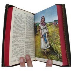 Holy Bible AKJV Leather Zipped National Bible Press 1958