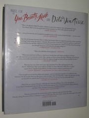 (SIGNED) Your Beauty Mark by Dita Von Tesse Hardcover 9780060722715 Dey St