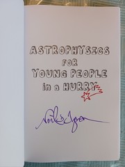 SIGNED Neil deGrasse Tyson Autographed Book – Astrophysics for Young People HC