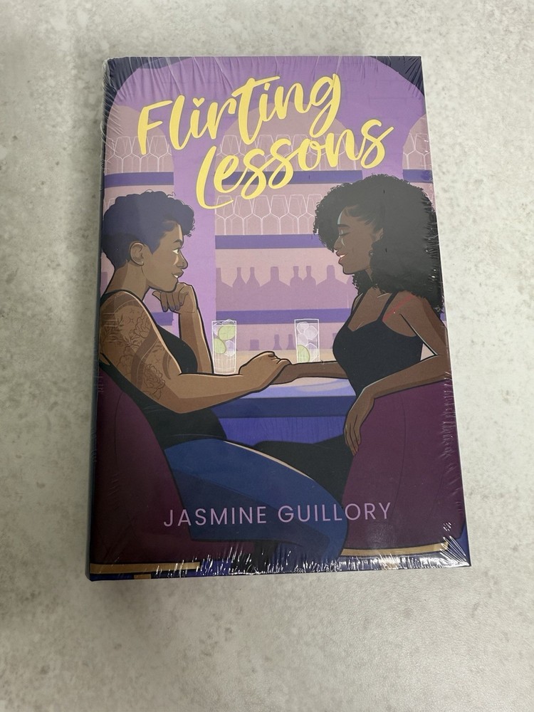 Flirting Lessons by Jasmine Guillory Afterlight signed Exclusive ILLUMICRATE