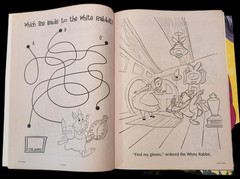 DISNEY ALICE IN WONDERLAND COLORING BOOKS (64 PAGES EACH) FREE SHIPPING USA