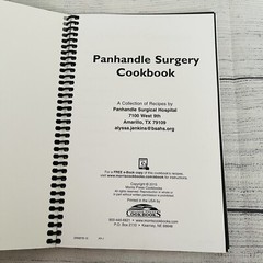 Panhandle surgical surgery AMARILLO, TEXAS cookbook 2015 Morris Press