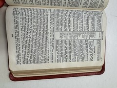 Oxford Holy Bible Scofield Reference Ed KJV Concordance Red Morocco Leather 1945